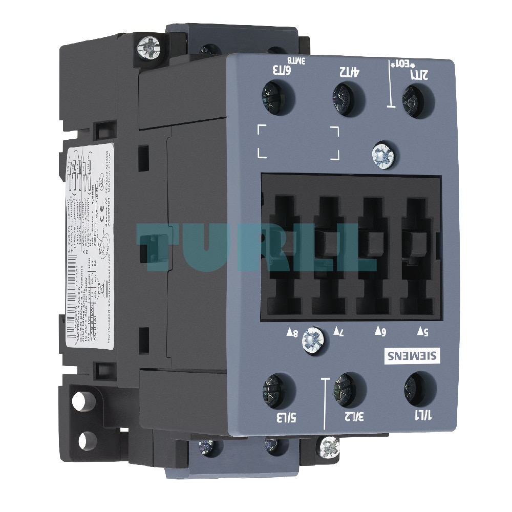 3MT8065-1AM00 Siemens Contactor AC-3 65A/30kW 400V size S2 Original Brand New 3 3MT8065-1AM00 Siemens Contactor AC-3 65A/30kW 400V size S2