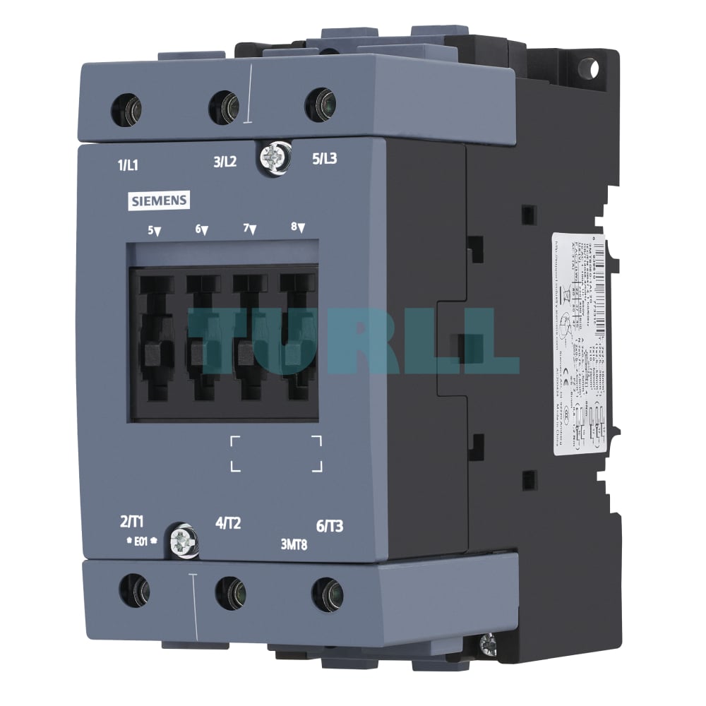 3MT8080-1AQ00 Siemens Contactor AC-3 80/37kW 400V size S3 Original Brand New 1 3MT8080-1AQ00 Siemens Contactor AC-3 80/37kW 400V size S3