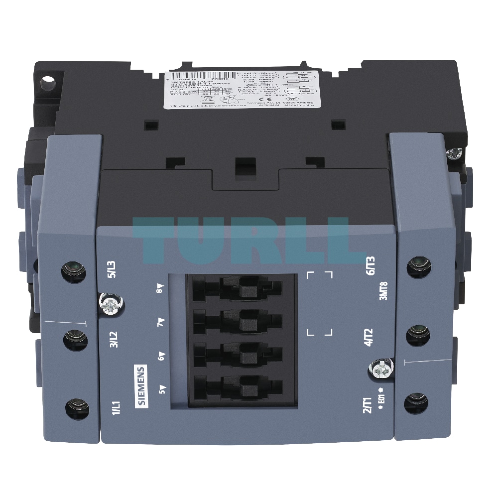 3MT8080-1AQ00 Siemens Contactor AC-3 80/37kW 400V size S3 Original Brand New 2 3MT8080-1AQ00 Siemens Contactor AC-3 80/37kW 400V size S3