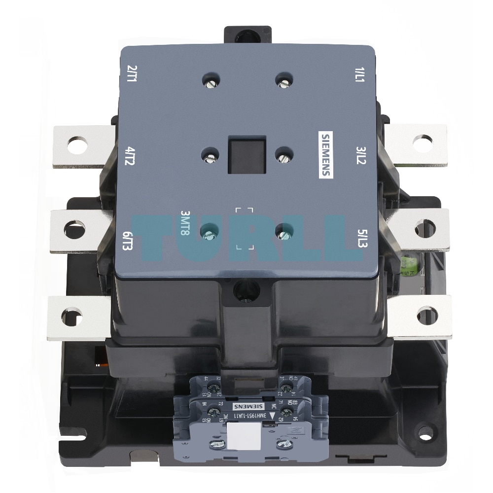 3MT8170-1AP07 Siemens Contactor AC-3 170A/90kW 400V Size S8 Original Brand New 4 3MT8170-1AP07 Siemens Contactor AC-3 170A/90kW 400V Size S8
