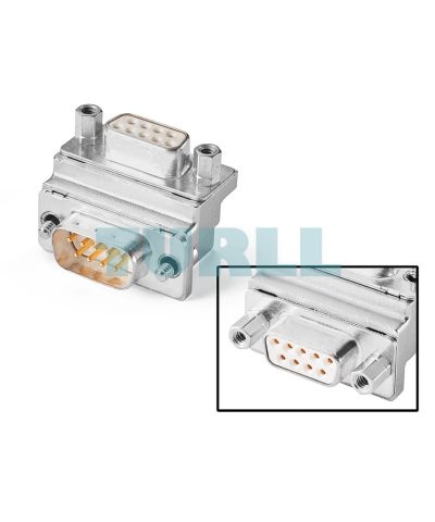6AV6671-8XD00-0AX0 SIEMENS 90-degree angle adapter 1:1, male, female, 9-pin Original Brand New