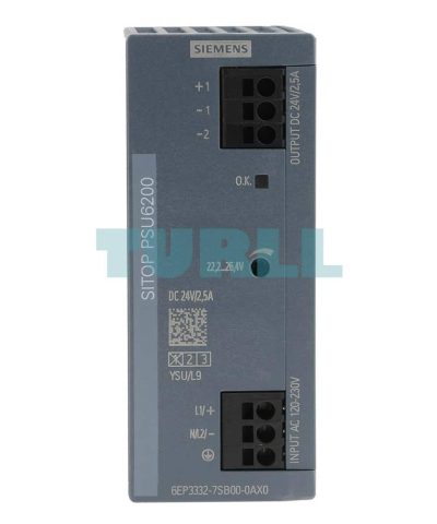 6EP3332-7SB00-0AX0 SIEMENS SITOP PSU6200 24 V/2.5 A stabilized power supply Original Brand New