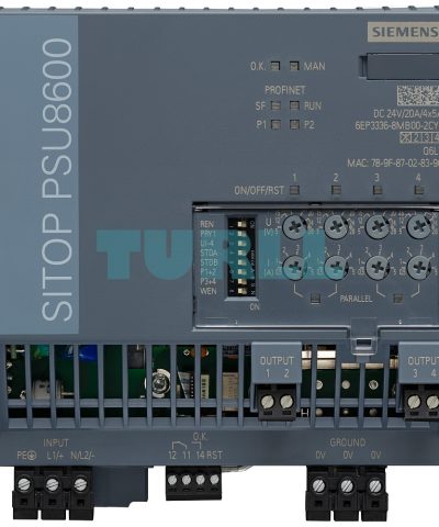 6EP3336-8MB00-2CY0 SIEMENS SITOP PSU8600 1AC 20 A/4x5 A PN stabilized power supply Original Brand New