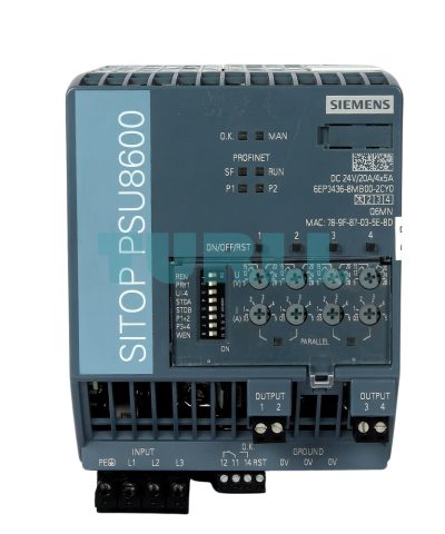 6EP3436-8MB00-2CY0 SIEMENS SITOP PSU8600 3AC 20 A/4x5 A PN stabilized power supply Original Brand New