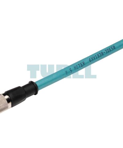 6XV1830-3DH30 SIEMENS PROFIBUS M12 plug-in cable (ET 200) Pre-assembled PB FC Trailing Cable with 2 M12 connectors 3 m Original Brand New