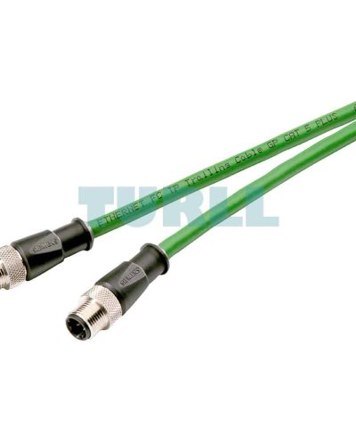 6XV1870-8AE50 SIEMENS Industrial Ethernet connecting Cable M12-180/M12-180 IE FC Trailing cable GP 2 M12 plugs 0.5m Original Brand New