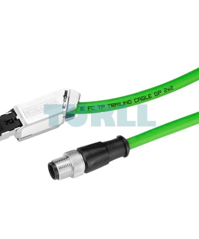 6XV1871-5TN10 SIEMENS IE connecting cable M12-180/IE FC RJ45 Plug-145 with M12 connector (D-coded) and IE FC RJ45 plug 10m Original Brand New