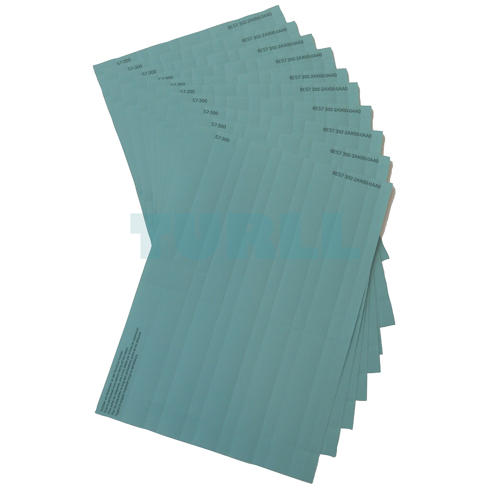 6ES7392-2CX00-0AA0 Siemens SIMATIC S7-300 Labeling Sheets Original Brand New 2 6ES7392-2CX00-0AA0 Siemens SIMATIC S7-300 Labeling Sheets