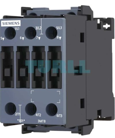 Siemens 3MT8018-1AG00 Contactor AC-3, 18A/7.5kW, 400V, 36V AC