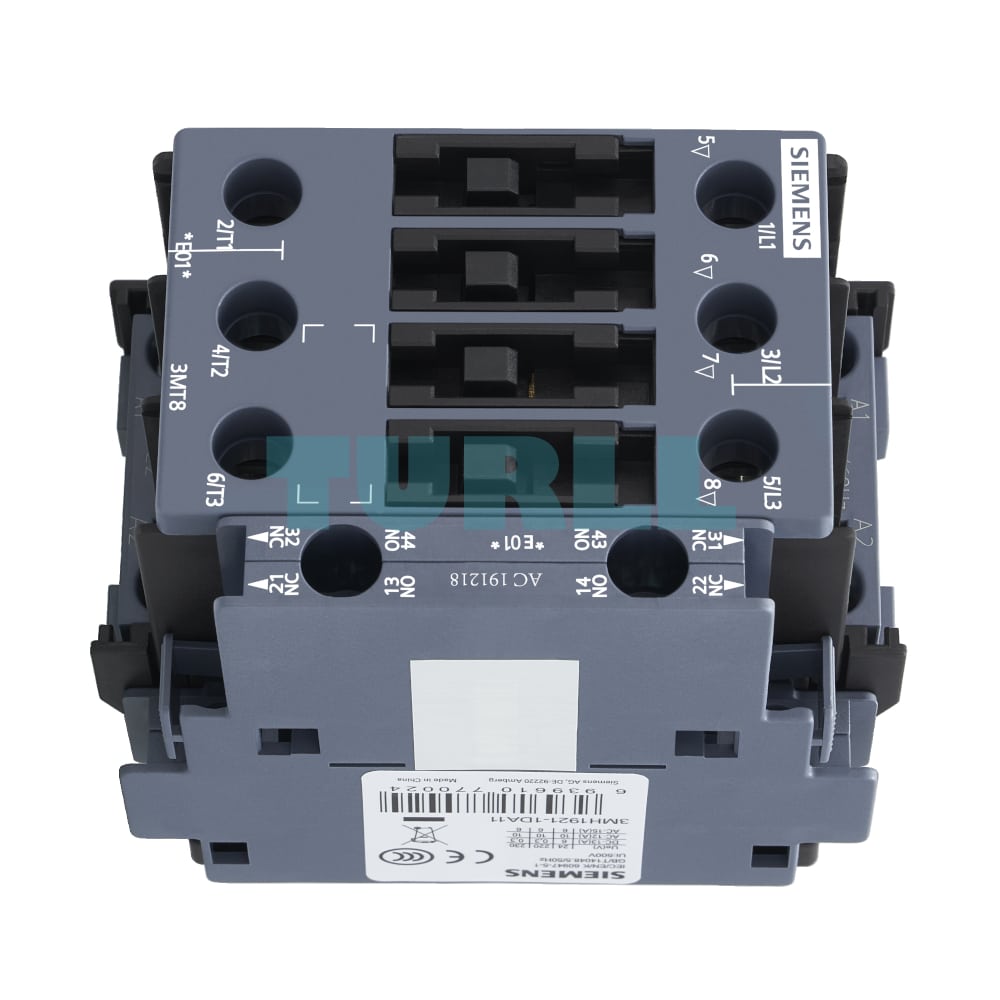 Siemens 3MT8018-1AQ03 Contactor AC-3, 18A/7.5kW, 400V, 380V, 50Hz, size S0, Screw Terminal Original Brand New 4 Siemens 3MT8018-1AQ03 Contactor AC-3, 18A/7.5kW, 400V, 380V, 50Hz, size S0, Screw Terminal