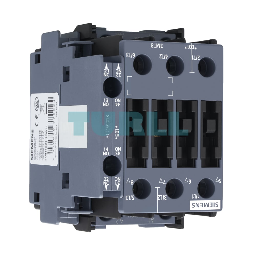 Siemens 3MT8018-1AQ03 Contactor AC-3, 18A/7.5kW, 400V, 380V, 50Hz, size S0, Screw Terminal Original Brand New 3 Siemens 3MT8018-1AQ03 Contactor AC-3, 18A/7.5kW, 400V, 380V, 50Hz, size S0, Screw Terminal