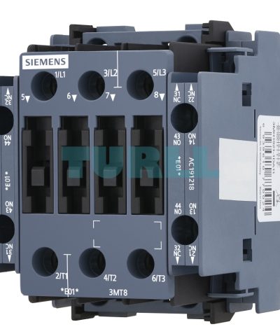 Siemens 3MT8025-1AP04 Contactor AC-3, 25A, 11kW, 2NO+2NC