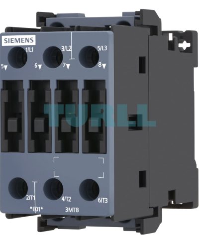 Siemens 3MT8032-1AH20 Contactor - 32A/15kW, 400V, 48 VAC Coil, S0