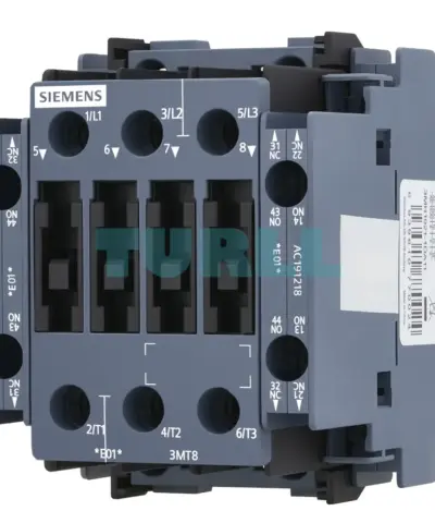 Siemens 3MT8032-1AN24 Contactor AC-3, 32A, 15kW, 400V, 220V AC Coil