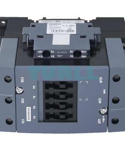 Siemens 3MT8080-1AB04 Contactor AC-3, 80A/37kW, 400V, 2NO+2NC, 24 VAC, Size S3