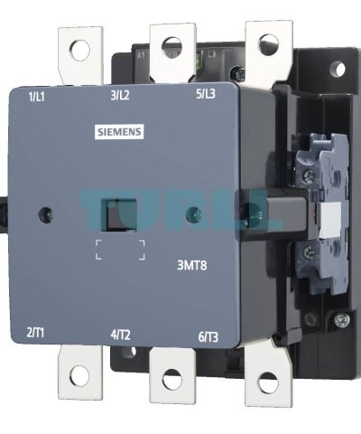 Siemens 3MT8120-1AF04 Contactor 120A/55kW, 400V, 110 VAC 50Hz, S6 Screw Terminal