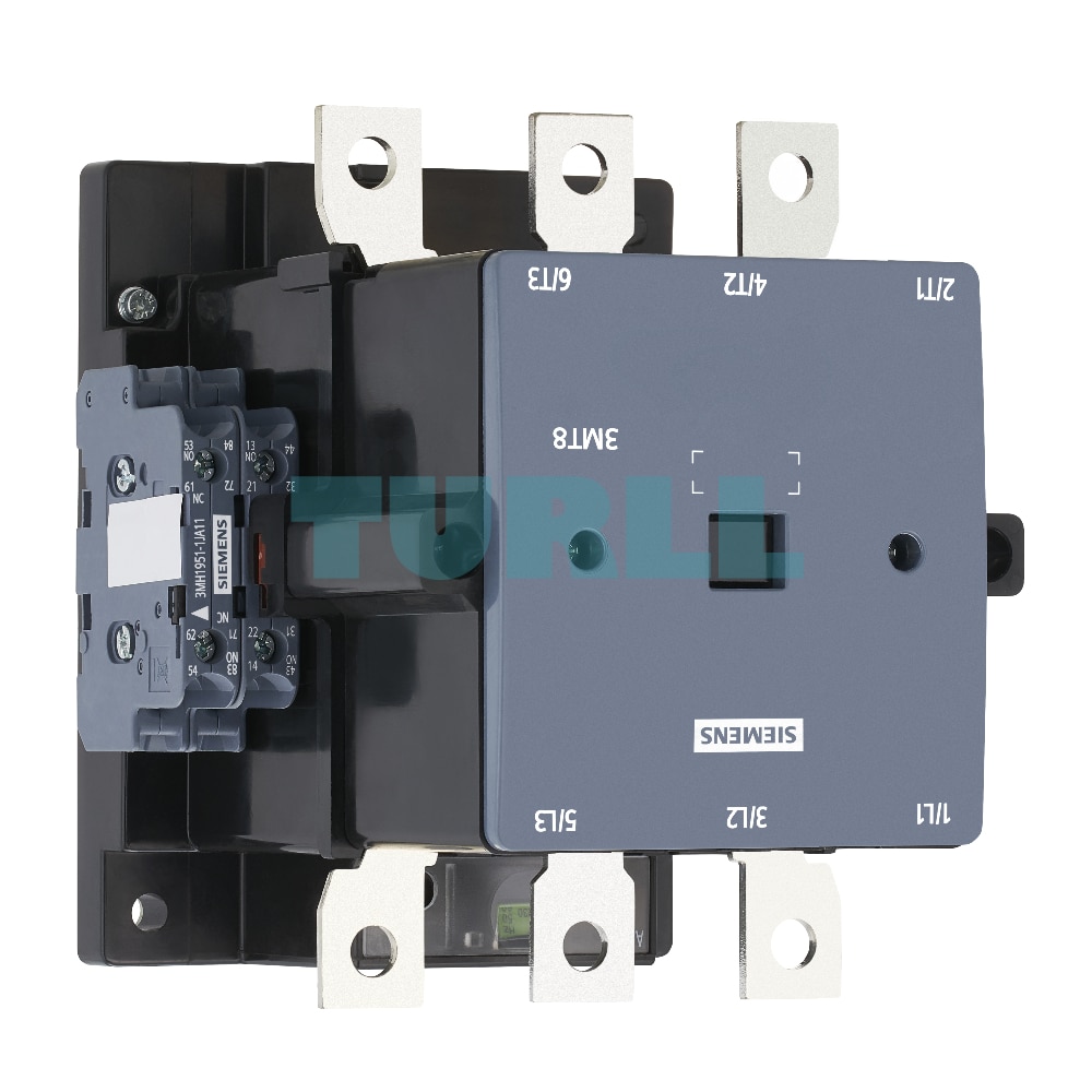Siemens 3MT8120-1AQ07 AC-3 Power Contactor 120A, 55kW, 400V Original Brand New 3 Siemens 3MT8120-1AQ07 AC-3 Power Contactor 120A, 55kW, 400V
