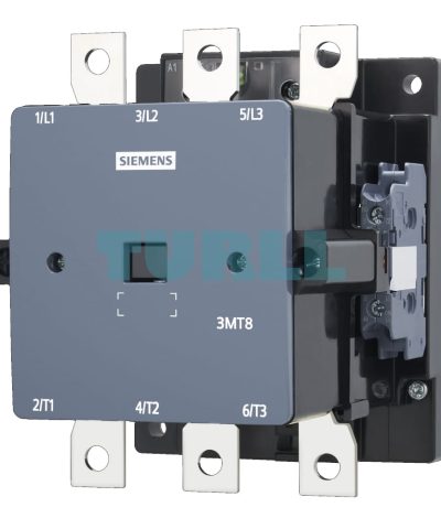 Siemens 3MT8140-1AF04 Contactor AC-3, 140A, 75kW, 400V 3-Pole, S6 Size 110V AC Coil