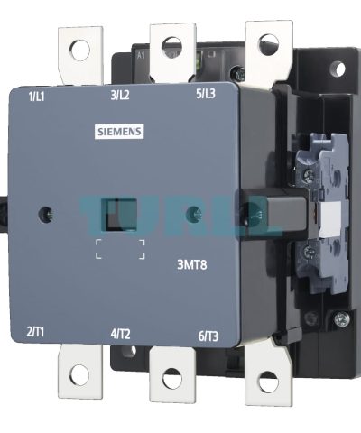 Siemens 3MT8140-1AQ04 Contactor AC-3, 140A/75kW, 400V, 2NO2NC, 380 VAC, 50 Hz, 3-pole, size S6
