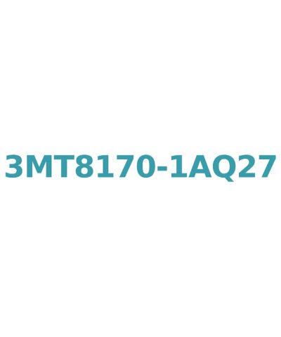 Siemens 3MT8170-1AQ27 Contactor AC-3, 170A/90kW, 400V, 4NO4NC, 380 VAC, 50/60 Hz, 3-pole, size S8