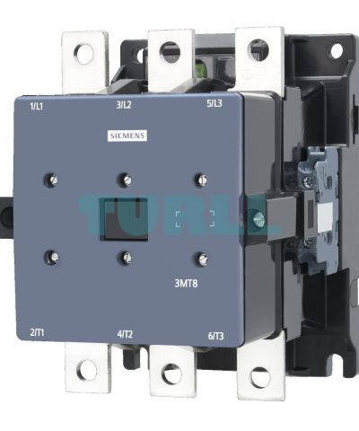 Siemens 3MT8205-1AP04 Contactor AC-3,205A/110kW,400V, 2NO2NC, 230 VAC, 50 Hz, 3-pole, size S8