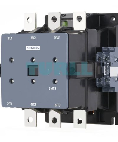 Siemens 3MT8205-1AQ27 AC-3 Contactor 205A, 110kW, 400V, 4NO+4NC, 380VAC