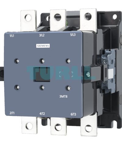 Siemens 3MT8250-1AB04 Contactor AC-3, 250A/132kW, 400V, 2NO2NC, 24 VAC, 50 Hz, 3-pole, size S10