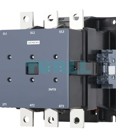 Siemens 3MT8400-1AF07 Contactor AC-3, 400A/200kW, 400V, 4NO4NC, 110 VAC, 50 Hz, 3-pole, size S12
