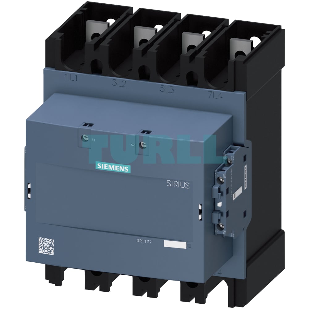 Siemens SIRIUS 3RT1375-6AE36 Power Contactor, 525A, AC-1, 4-Pole, 24-60V AC/DC Coil, S12 Frame Original Brand New 1 Siemens SIRIUS 3RT1375-6AE36 Power Contactor, 525A, AC-1, 4-Pole, 24-60V AC/DC Coil, S12 Frame