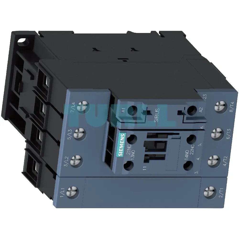 Siemens SIRIUS 3RT2336-1NB30-4AA0 Power Contactor 51A, 22kW, 4-Pole, AC/DC Coil, S2 Size with Varistor Original Brand New 2 Siemens SIRIUS 3RT2336-1NB30-4AA0 Power Contactor 51A, 22kW, 4-Pole, AC/DC Coil, S2 Size with Varistor