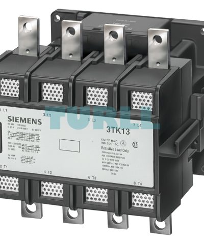 Siemens 3TK1742-0AP0 AC-1 Contactor 4-Pole, 1000A, 220-240V AC Coil, 4 NO Main