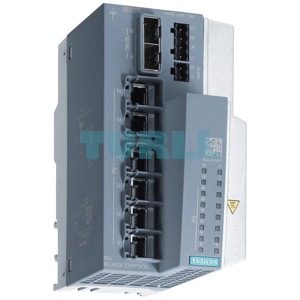 6GK5108-2RS00-2AC2 SIEMENS SCALANCE XCM108PoE (6x100/1000 Mbps RJ45, PoE) Unmanaged IE Switch Original Brand New 4 6GK5108-2RS00-2AC2 SIEMENS SCALANCE XCM108PoE (6x100/1000 Mbps RJ45, PoE) Unmanaged IE Switch Original Brand New - Image 4