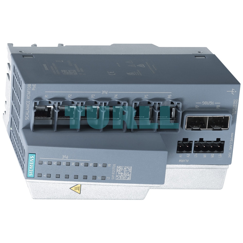 6GK5108-2RS00-2AC2 SIEMENS SCALANCE XCM108PoE (6x100/1000 Mbps RJ45, PoE) Unmanaged IE Switch Original Brand New 5 6GK5108-2RS00-2AC2 SIEMENS SCALANCE XCM108PoE (6x100/1000 Mbps RJ45, PoE) Unmanaged IE Switch Original Brand New - Image 5