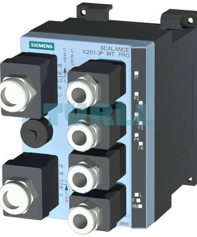 6GK5201-3JR10-2BA6 SIEMENS SCALANCE X201-3P IRT PRO managed IP65/67 Industrial Ethernet Switch