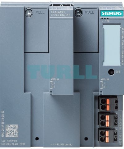 6GK5204-2AA00-2BD2 SIEMENS SCALANCE XF204-2BA IRT managed switch with dual BusAdapter interface