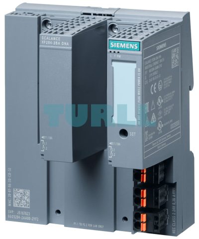 6GK5204-2AA00-2YF2 SIEMENS SCALANCE XF204-2BA DNA managed Ethernet Y-switch with modular BusAdapter interface