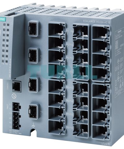 6GK5224-4GS00-2TC2 SIEMENS SCALANCE XC224-4C G managed full-gigabit Ethernet switch with combo ports and EtherNet/IP support