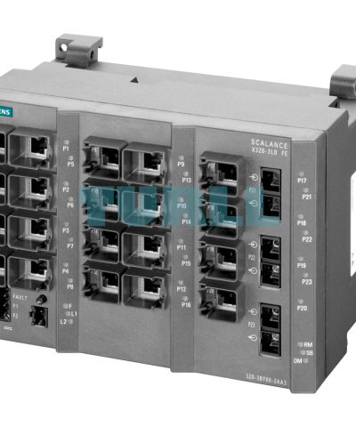 6GK5320-3BF00-2AA3 SIEMENS SCALANCE X320-3LDFE managed Ethernet switch with 20 RJ45 ports and 3 SC fiber ports