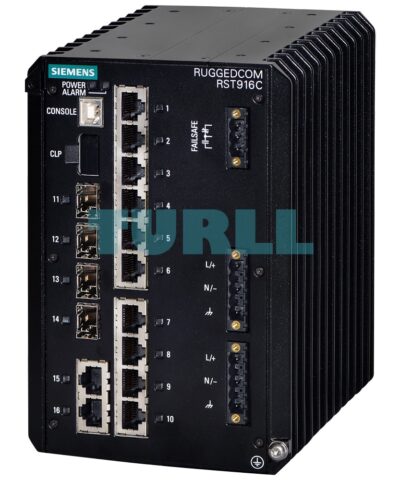 6GK6491-6CD00-1AN0 SIEMENS RUGGEDCOM RST916C Managed 16-Port 10G Ethernet Switch