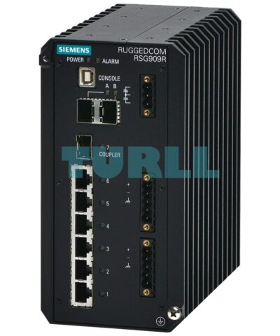 6GK6498-0RB00-1AN1 SIEMENS RUGGEDCOM RSG909R Conformal Coated Managed 9-Port HSR/PRP Ethernet Switch