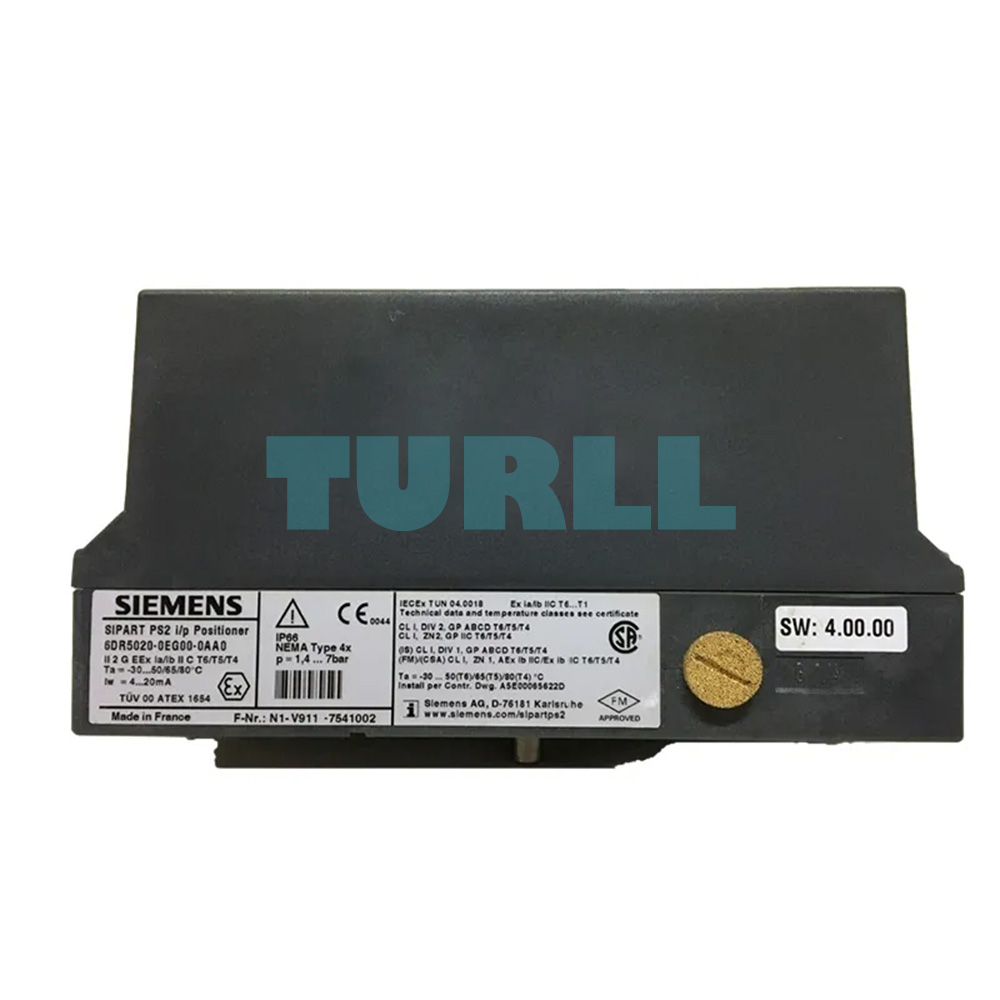 6DR5023-0EG00-0AA0 SIEMENS Exclusive SIPART PS2 Smart Positioner Original Brand New 4 6DR5023-0EG00-0AA0 SIEMENS SIPART PS2 Smart Positioner
