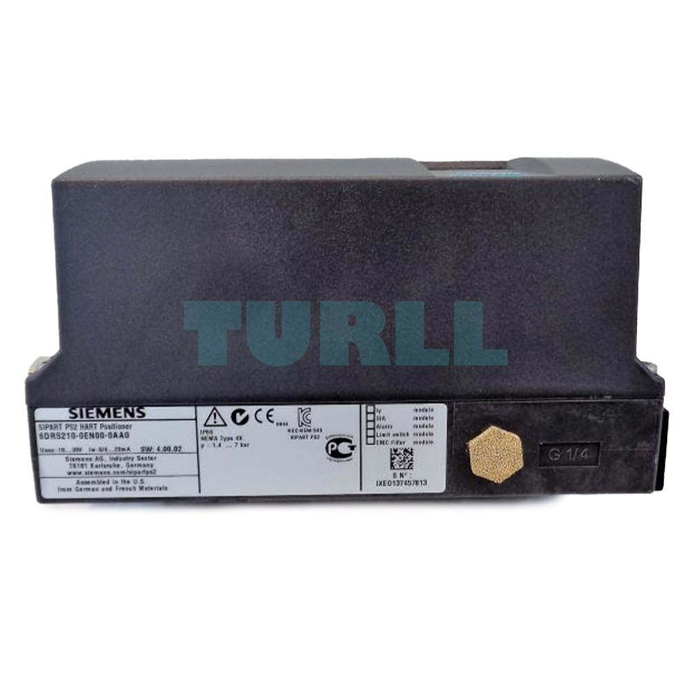 6DR5210-0EN00-0AA0 SIEMENS Exclusive SIPART PS2 Smart Positioner Original Brand New 4 6DR5210-0EN00-0AA0 SIEMENS SIPART PS2 Smart Positioner