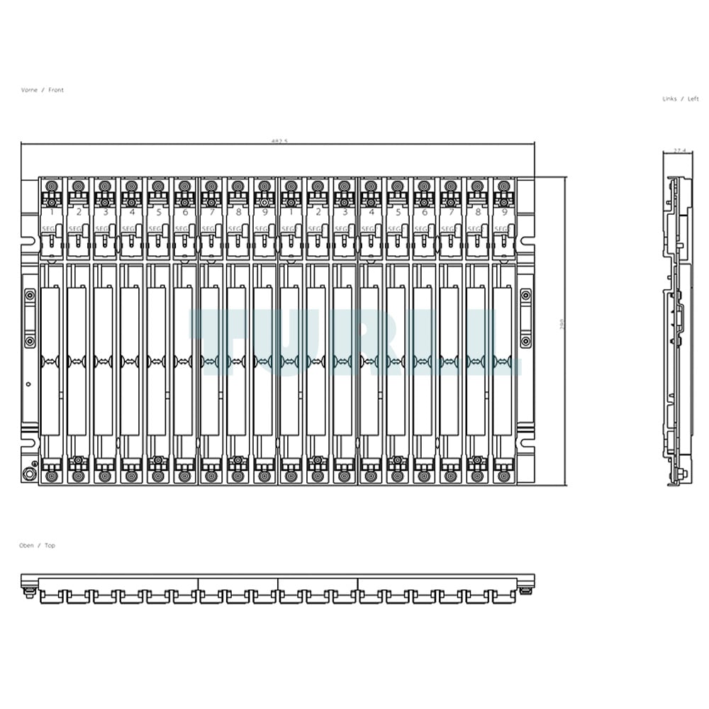 6ES7400-2JA10-0AA0 SIEMENS Exclusive SIMATIC S7-400 UR2-H Aluminum Dual 9-Slot Rack Original Brand New 2 6ES7400-2JA10-0AA0 SIEMENS SIMATIC S7-400 UR2-H Dual 9-Slot Aluminum Rack