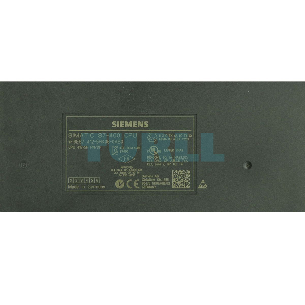 6ES7412-5HK06-0AB0 SIEMENS Exclusive SIMATIC S7-400H CPU 412-5H Central Processing Unit Original Brand New 4 6ES7412-5HK06-0AB0 SIEMENS SIMATIC S7-400H CPU 412-5H Central Processing Unit