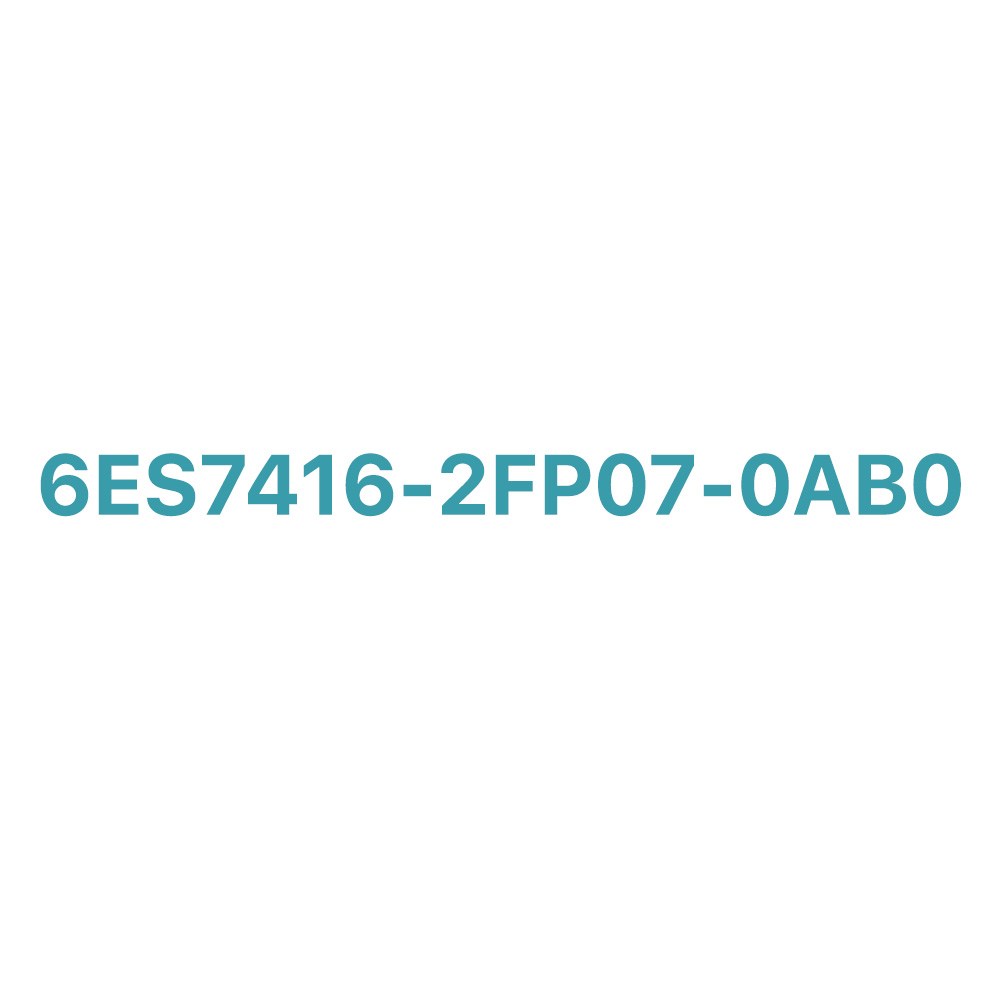 6ES7416-2FP07-0AB0 SIEMENS Exclusive SIMATIC S7-400 CPU 416F-2 Central Processing Unit Original Brand New 3 6ES7416-2FP07-0AB0 SIEMENS SIMATIC S7-400 CPU 416F-2 Central Processing Unit