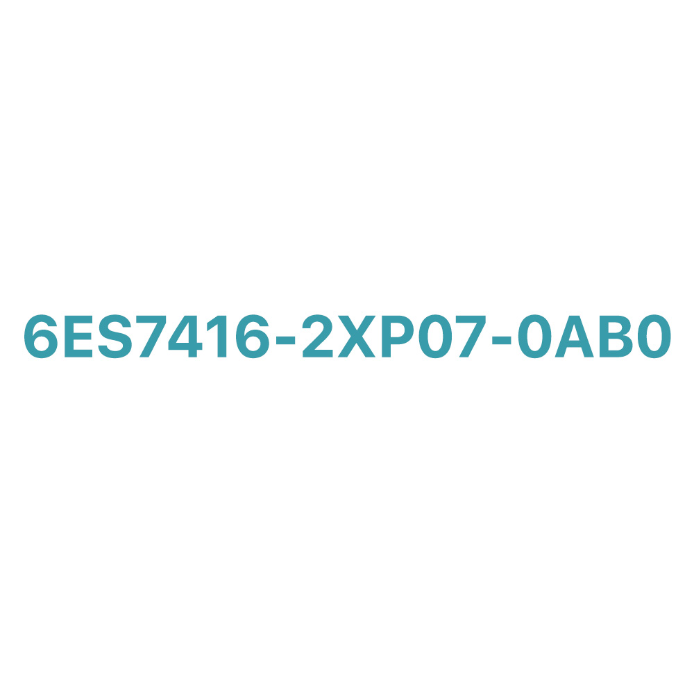 6ES7416-2XP07-0AB0 SIEMENS Exclusive SIMATIC S7-400 CPU 416-2 Central Processing Unit Original Brand New 4 6ES7416-2XP07-0AB0 SIEMENS SIMATIC S7-400 CPU 416-2 Central Processing Unit