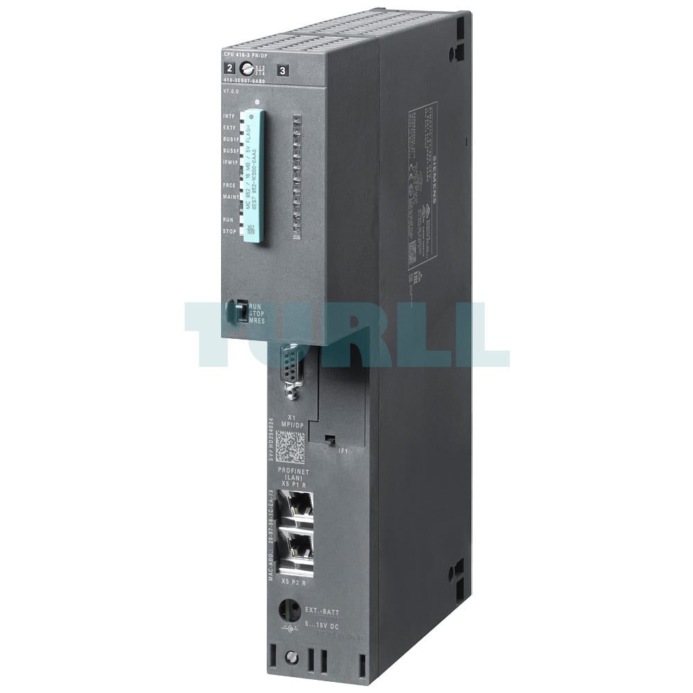 6ES7416-3ES07-0AB0 SIEMENS Exclusive SIMATIC S7-400 CPU 416-3 PN/DP Central Processing Unit Original Brand New 1 6ES7416-3ES07-0AB0 SIEMENS SIMATIC S7-400 CPU 416-3 PN/DP