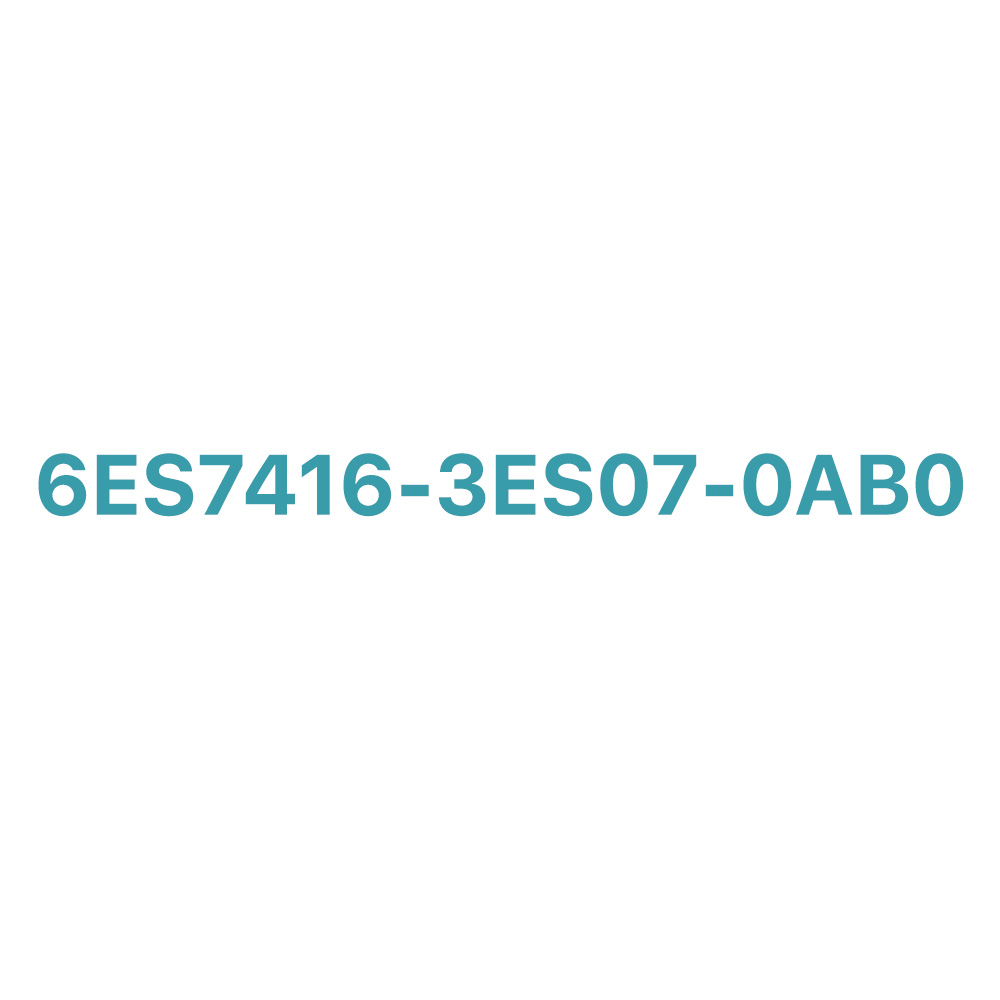 6ES7416-3ES07-0AB0 SIEMENS Exclusive SIMATIC S7-400 CPU 416-3 PN/DP Central Processing Unit Original Brand New 3 6ES7416-3ES07-0AB0 SIEMENS SIMATIC S7-400 CPU 416-3 PN/DP