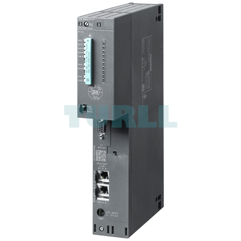 6ES7416-3FS07-0AB0 SIEMENS Exclusive SIMATIC S7-400 CPU 416F-3 PN/DP Central Processing Unit Original Brand New 1 6ES7416-3FS07-0AB0 SIEMENS SIMATIC S7-400 CPU 416F-3 PN/DP Central Processing Unit