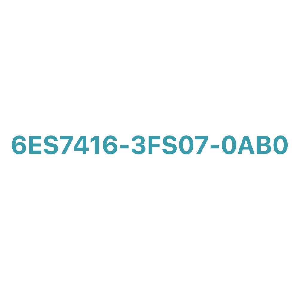 6ES7416-3FS07-0AB0 SIEMENS Exclusive SIMATIC S7-400 CPU 416F-3 PN/DP Central Processing Unit Original Brand New 4 6ES7416-3FS07-0AB0 SIEMENS SIMATIC S7-400 CPU 416F-3 PN/DP Central Processing Unit